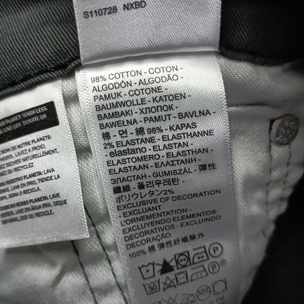 Levi's‎ 513 Slim Straight Jeans Men's Size 30x32 Gray Stretch New